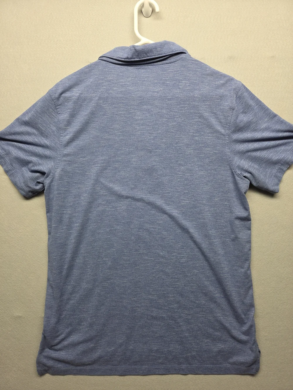 J.Crew Performance Polo Men's L Light Blue Heather Short Sleeve